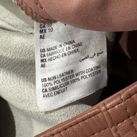 Bar III Faux Leather Button Fly Ankle Pants Women’s 10 - Picture 4 of 5